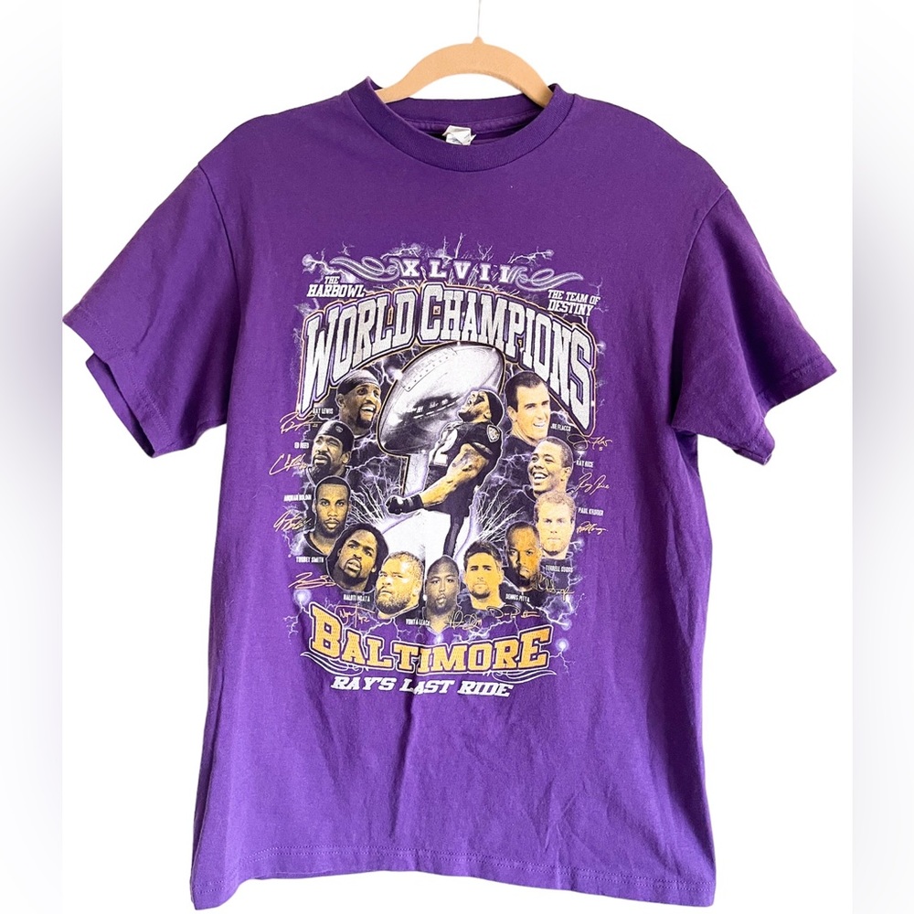 2013 Baltimore Ravens Super Bowl Tee Shirt